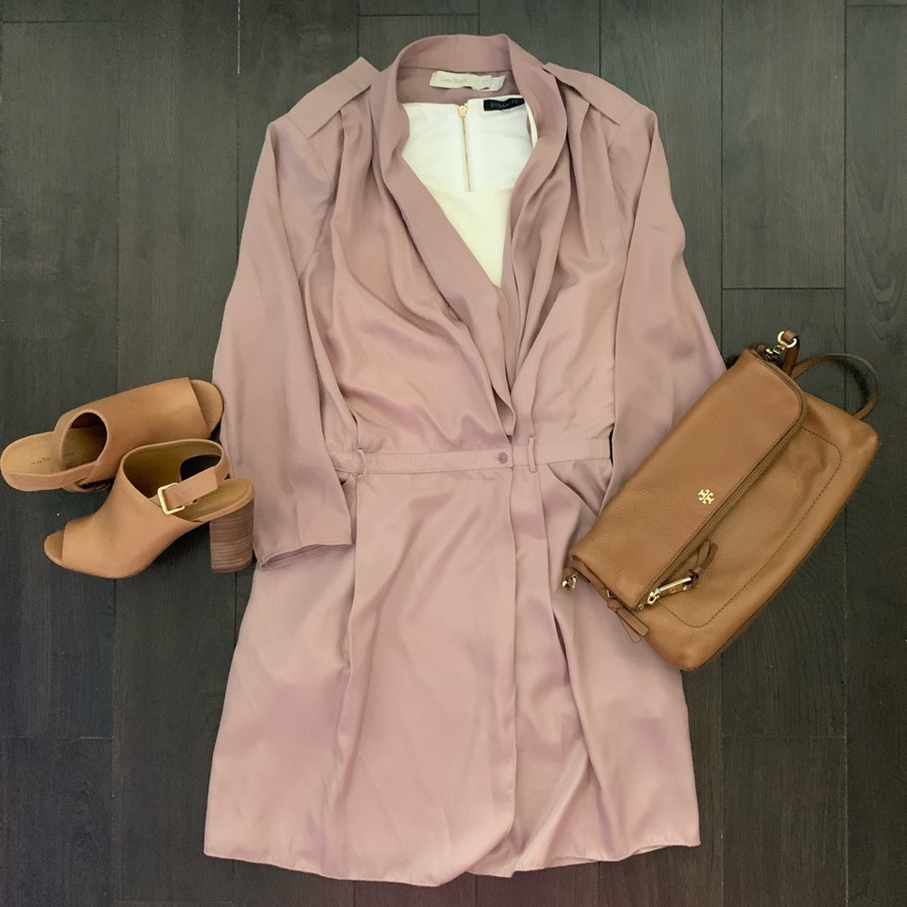 💚4/$16 Costa Blanca Blush Pink Flowy Cardigan